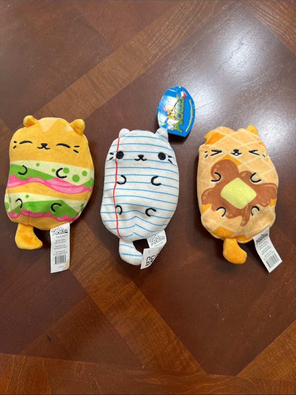 Cats vs Pickles - group of 3 - Plush Cats